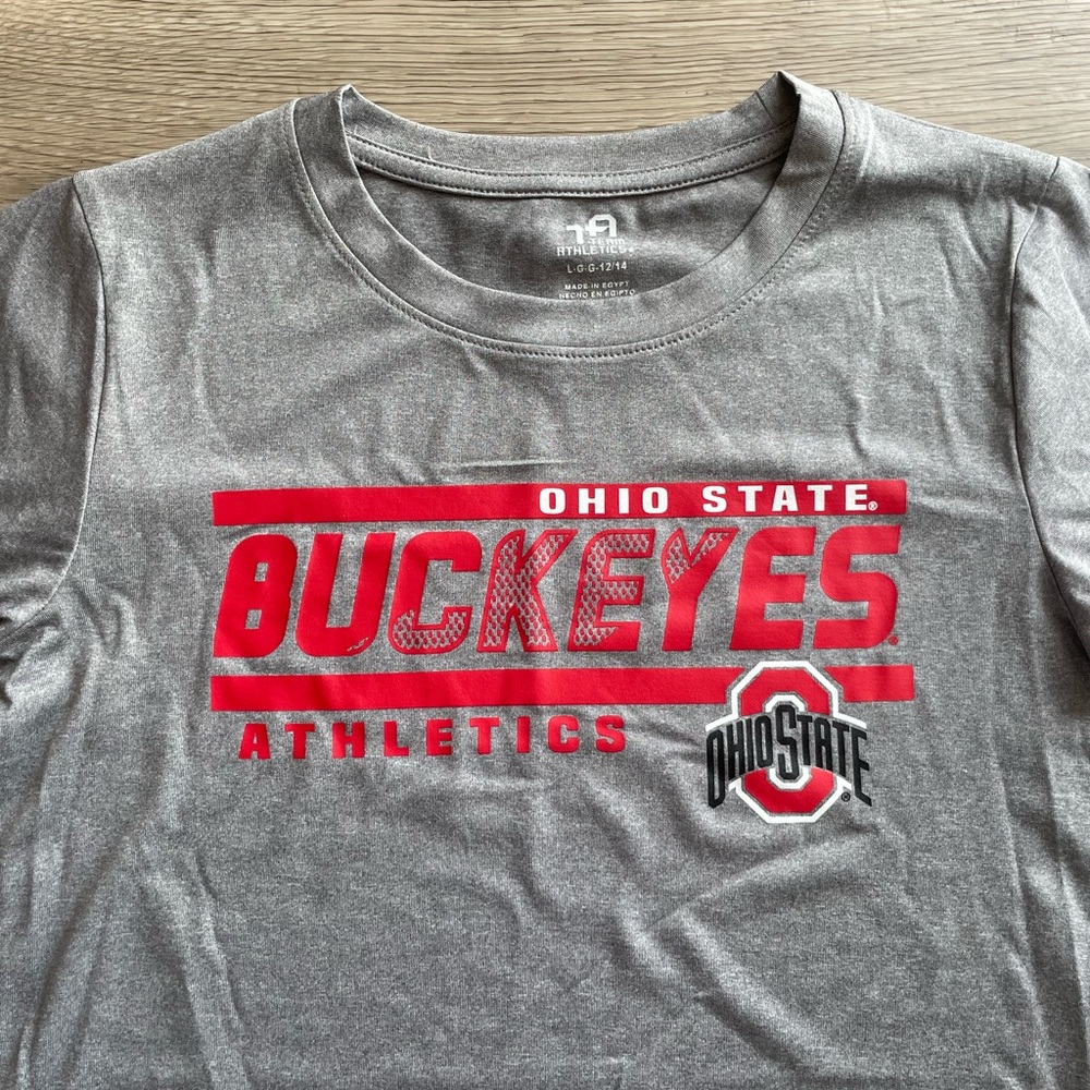 NEW | 🅾️ 🏈 Ohio State Buckeyes T-Shirt for Boys | L (12-14) | Activewear - Picture 4 of 6